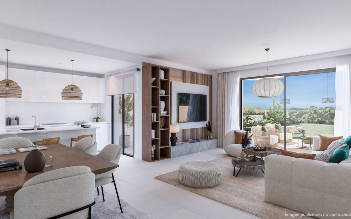 3-комнатные апартаменты с террасой в Фуенхироле, 93.1 кв.м