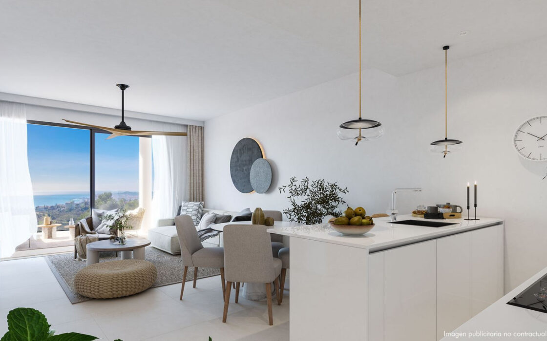 Двухкомнатные апартаменты с садом в Фуенхироле 80 кв.м