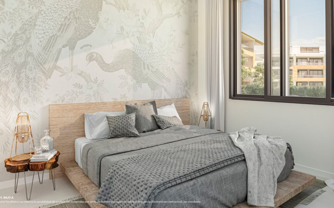 Двухкомнатные апартаменты с садом в Фуенхироле 80 кв.м