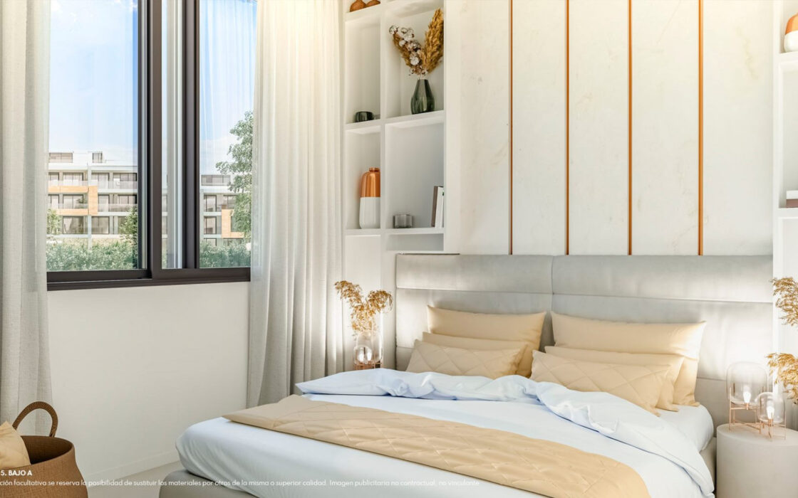 Двухкомнатные апартаменты с садом в Фуенхироле 80 кв.м