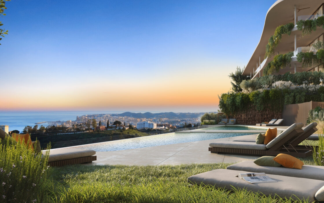 Элитные 2-комнатные апартаменты с садом в Фуенхироле