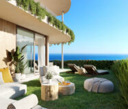 Элитные 2-комнатные апартаменты с садом в Фуенхироле