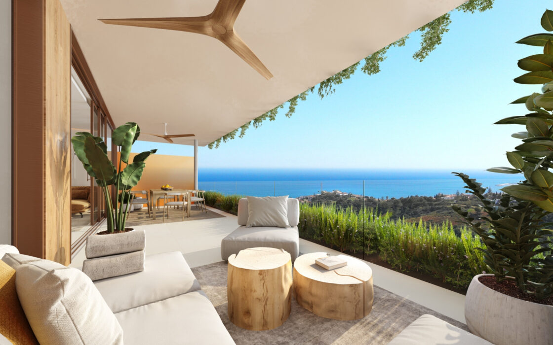 3-комнатные апартаменты с террасой в Фуенхироле 116 кв.м