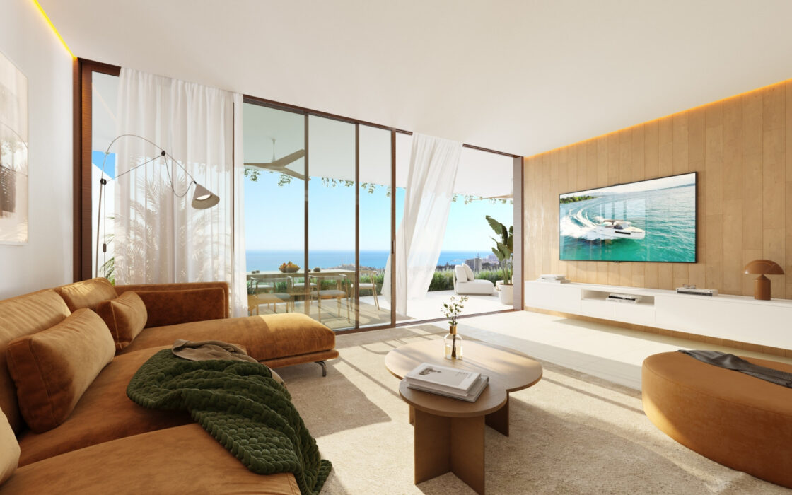 3-комнатные апартаменты с террасой в Фуенхироле 116 кв.м