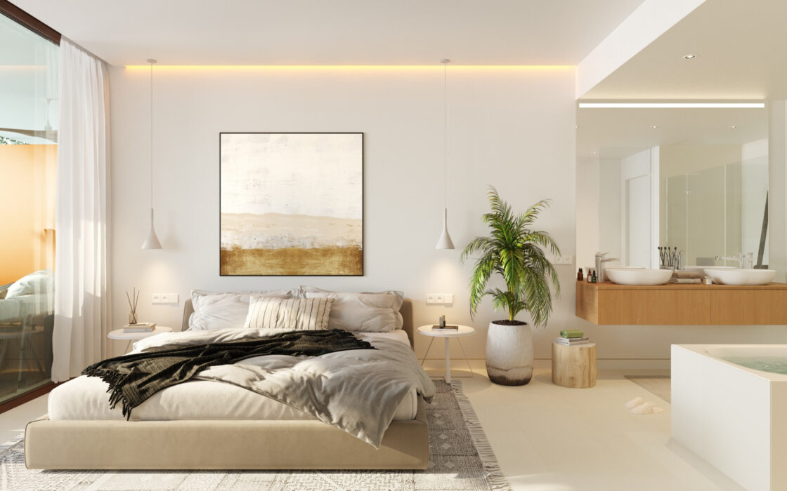 3-комнатные апартаменты с террасой в Фуенхироле 116 кв.м