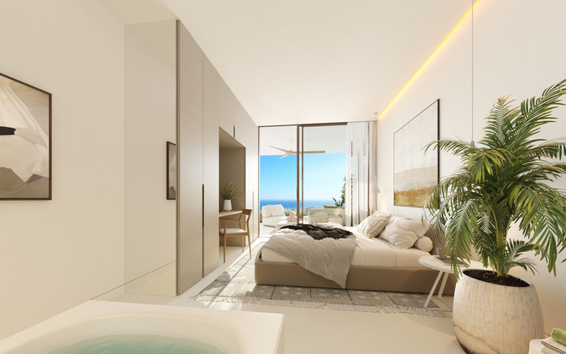 3-комнатные апартаменты с террасой в Фуенхироле 116 кв.м