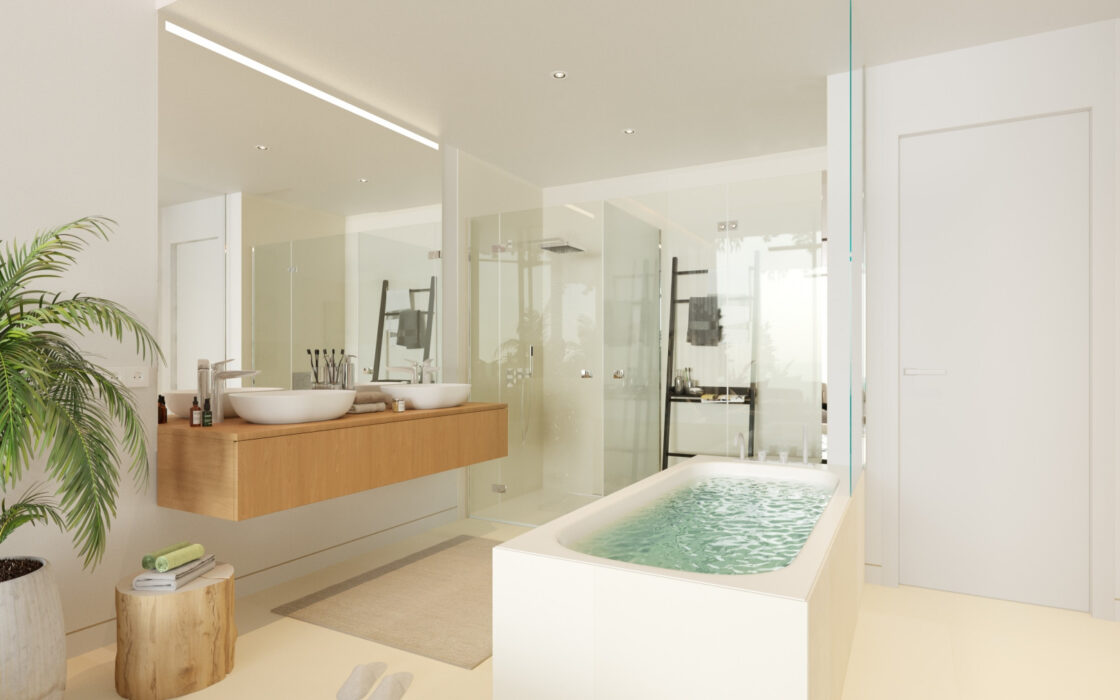 3-комнатные апартаменты с террасой в Фуенхироле 116 кв.м