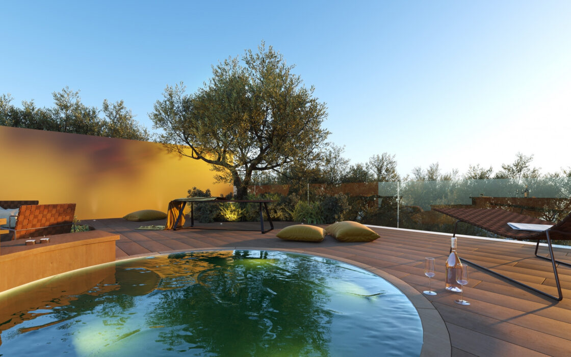 3-комнатные апартаменты с садом в Фуенхироле 114 кв.м