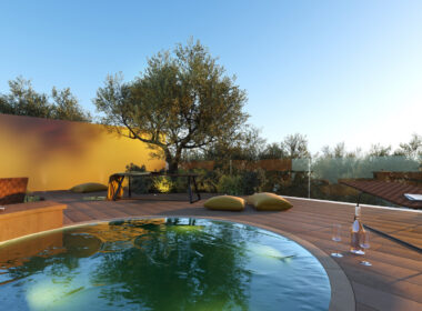 3-комнатные апартаменты с садом в Фуенхироле 114 кв.м