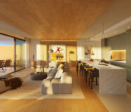 3-комнатные апартаменты с садом в Фуенхироле 114 кв.м