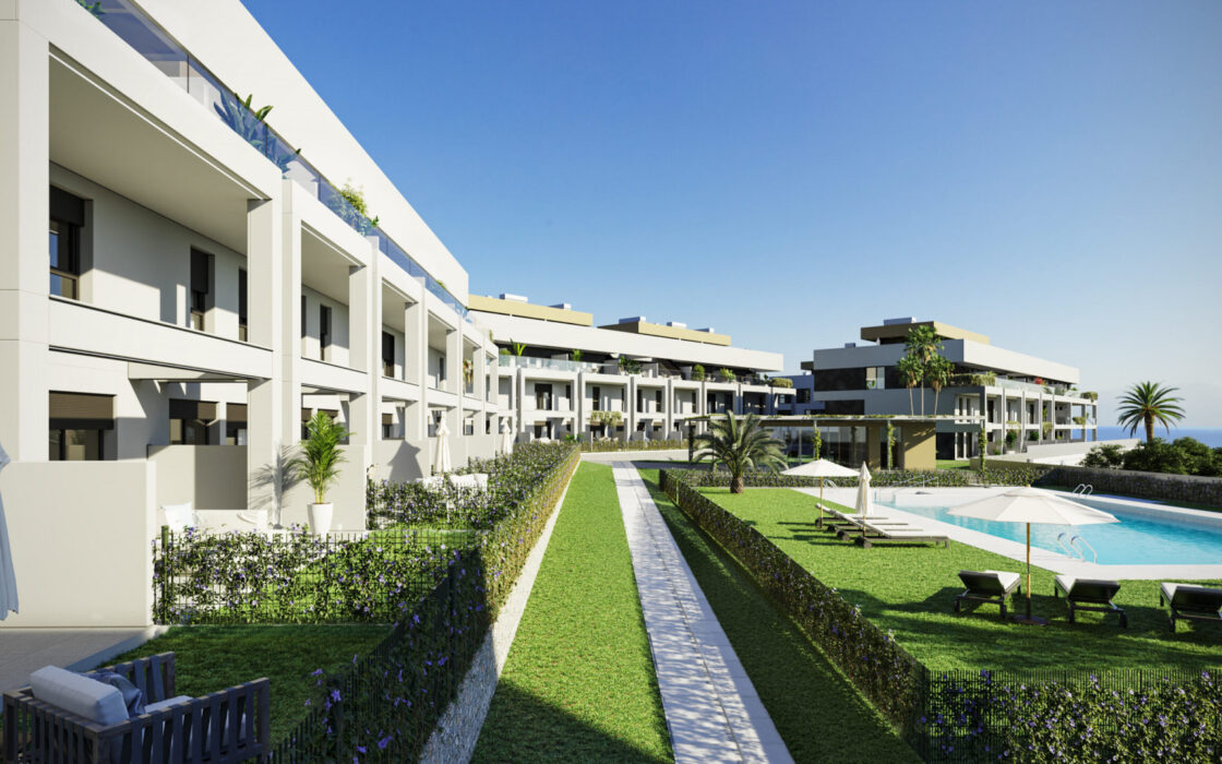 Трикімнатні триплекси з терасою в Канселаді, 118 кв.м.