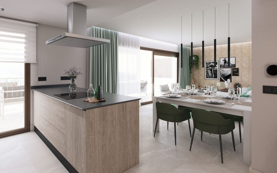 Новые апартаменты с 3 спальнями в Истане, Марбелья, терраса