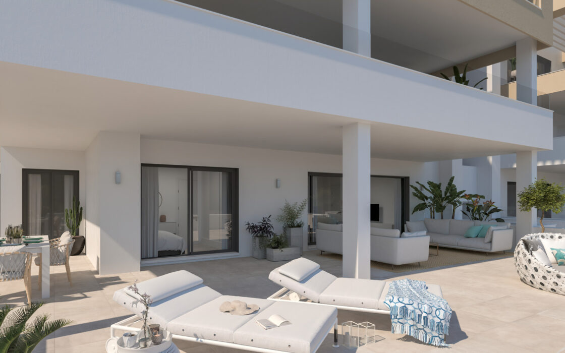 Нові квартири в Естепоні, 4 кімнати, з терасою 151.67 кв.м