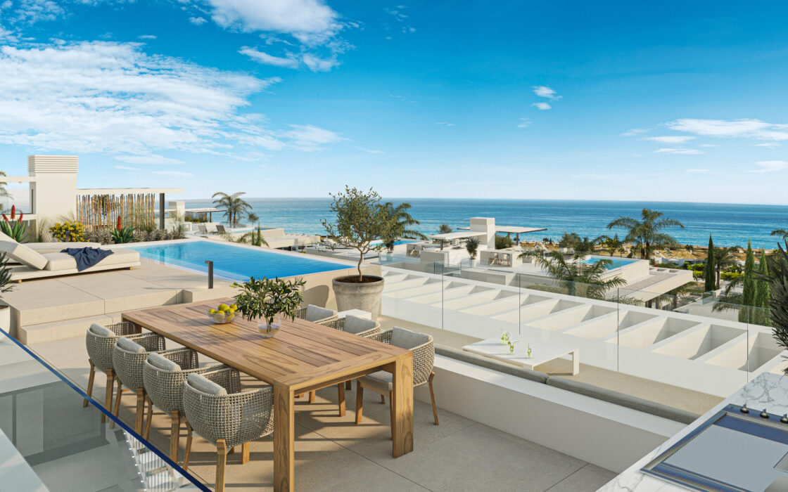 Новый жилой комплекс в Марбелье, 132 кв.м с террасой