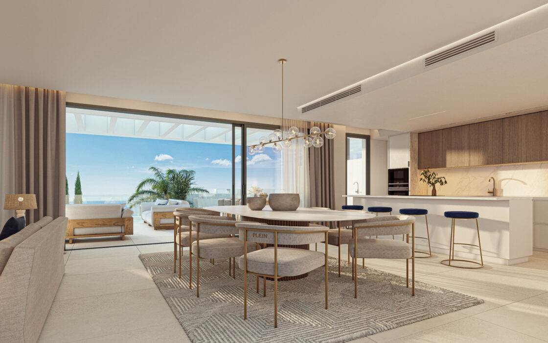 Новый жилой комплекс в Марбелье, 132 кв.м с террасой