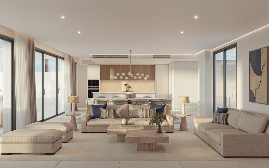 Новый жилой комплекс в Марбелье, 132 кв.м с террасой