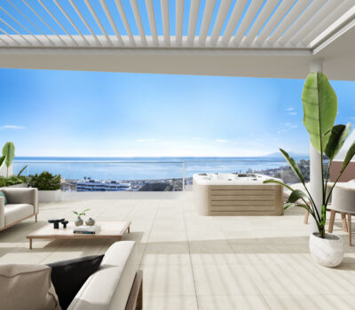 Нові апартаменти з терасою в Рінкон-де-ла-Вікторія 97 кв.м.