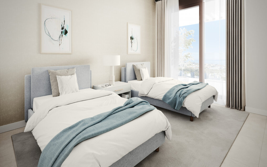 Нові апартаменти з терасою в Рінкон-де-ла-Вікторія 97 кв.м.