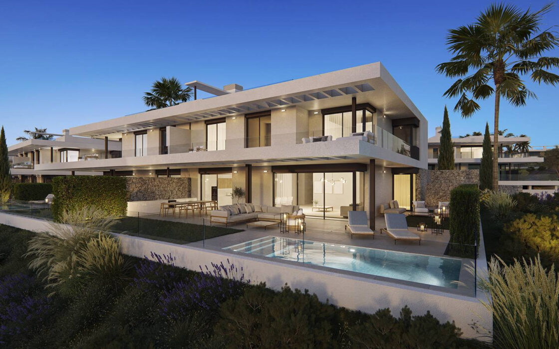 Новый комплекс в Марбелье, 135 кв.м, с террасой и видом