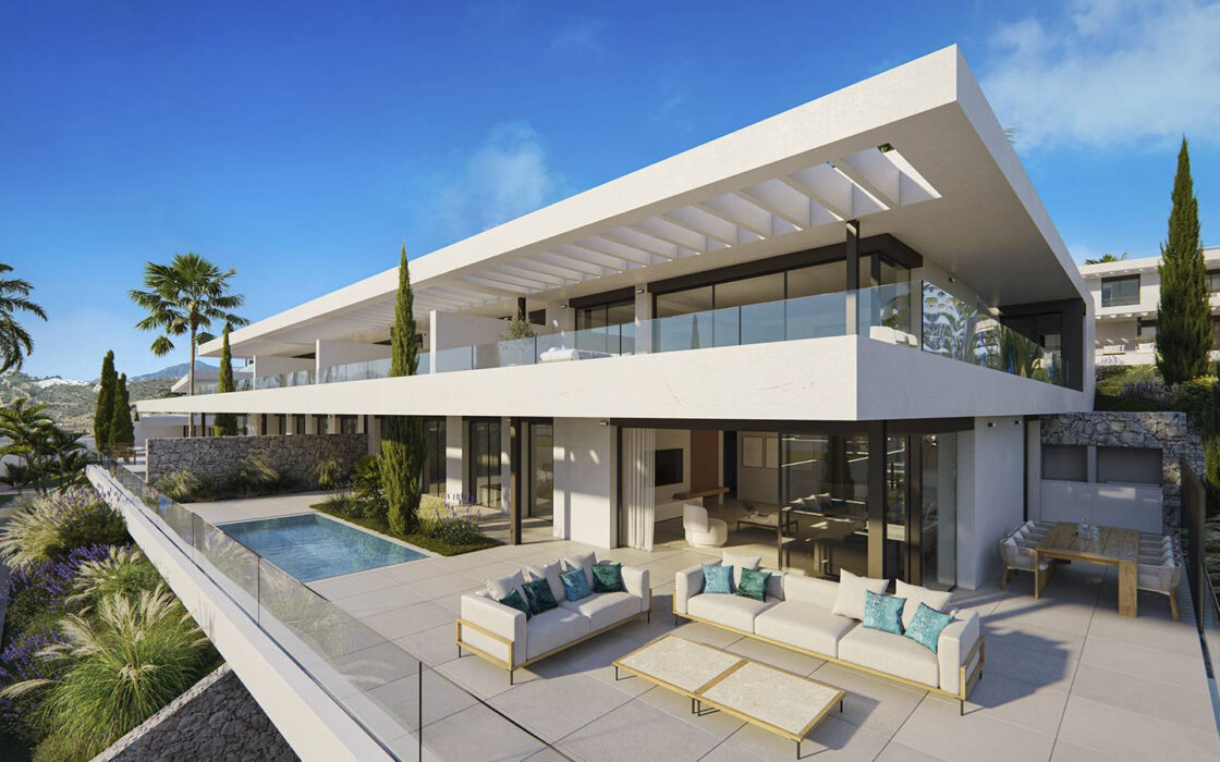 Новый комплекс в Марбелье, 135 кв.м, с террасой и видом