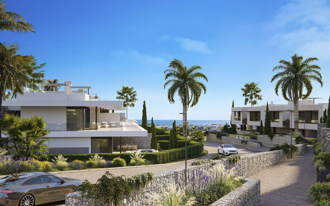Новый комплекс в Марбелье, 135 кв.м, с террасой и видом