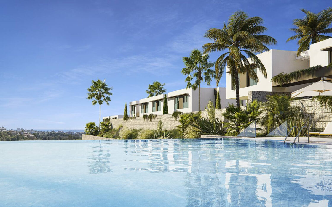 Новый комплекс в Марбелье, 135 кв.м, с террасой и видом