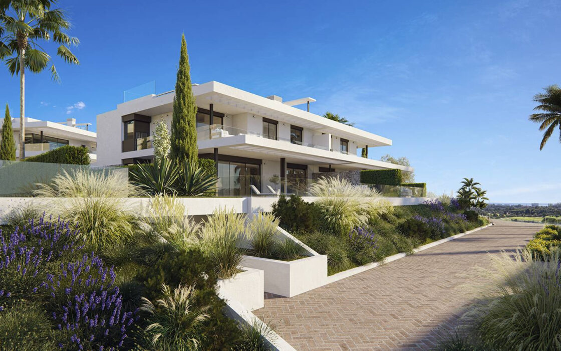 Новый комплекс в Марбелье, 135 кв.м, с террасой и видом