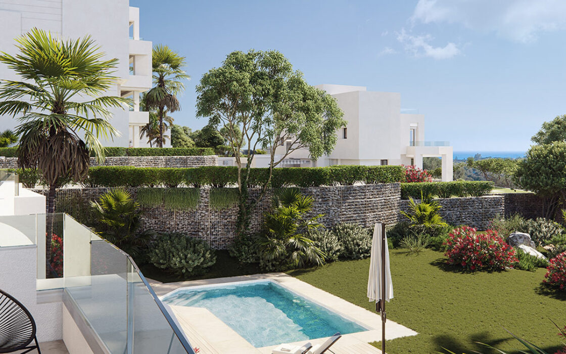 Новый комплекс в Марбелье, 135 кв.м, с террасой и видом