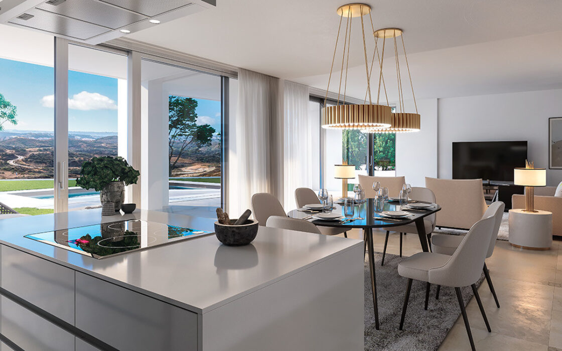 Новый комплекс в Марбелье, 135 кв.м, с террасой и видом