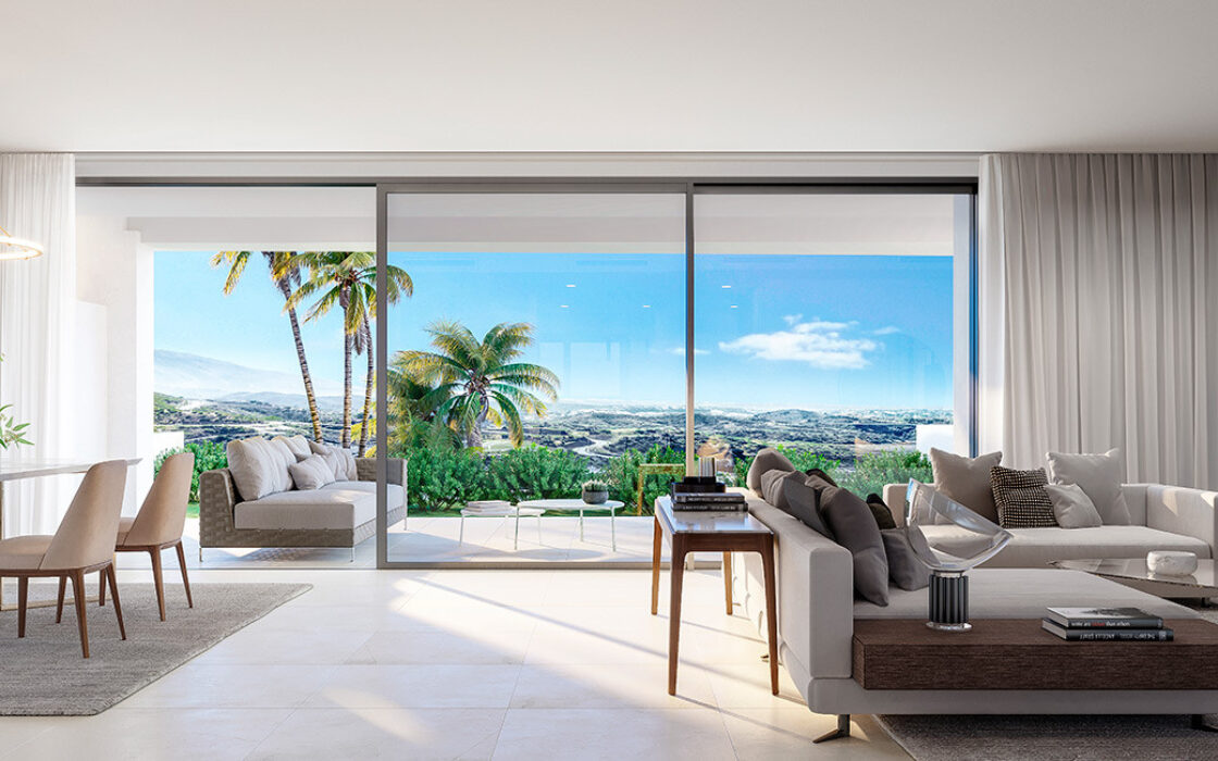 Новый комплекс в Марбелье, 135 кв.м, с террасой и видом