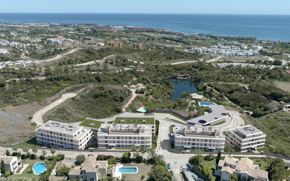 Нові квартири в Естепоні з терасою 107 кв.м. біля моря