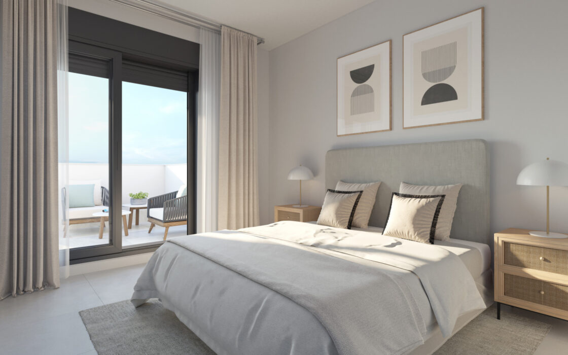 Нові квартири біля Середземного моря з терасою 95.76 кв.м