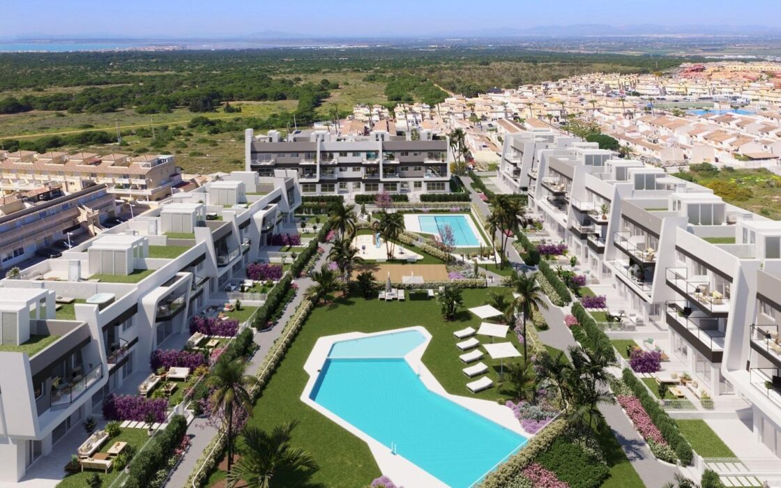 Нові квартири в Гран Алаканте біля моря з терасою 85 кв.м.