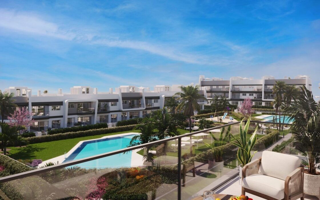 Нові квартири в Гран Алаканте біля моря з терасою 85 кв.м.