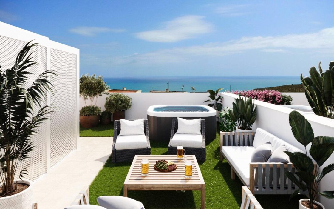 Нові квартири в Гран Алаканте біля моря з терасою 85 кв.м.