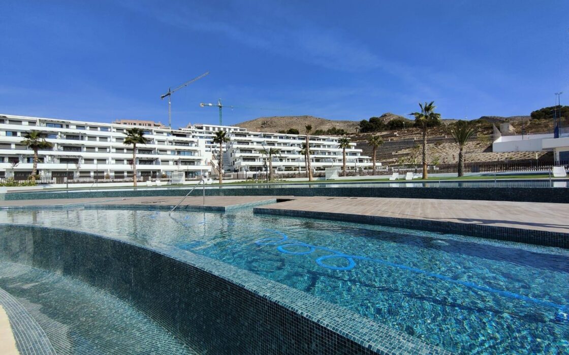 Квартира з терасою та видом на море в Golf Bahía Finestrat