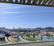 Квартира з терасою та видом на море в Golf Bahía Finestrat