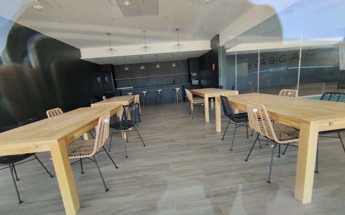 Квартира з терасою та видом на море в Golf Bahía Finestrat