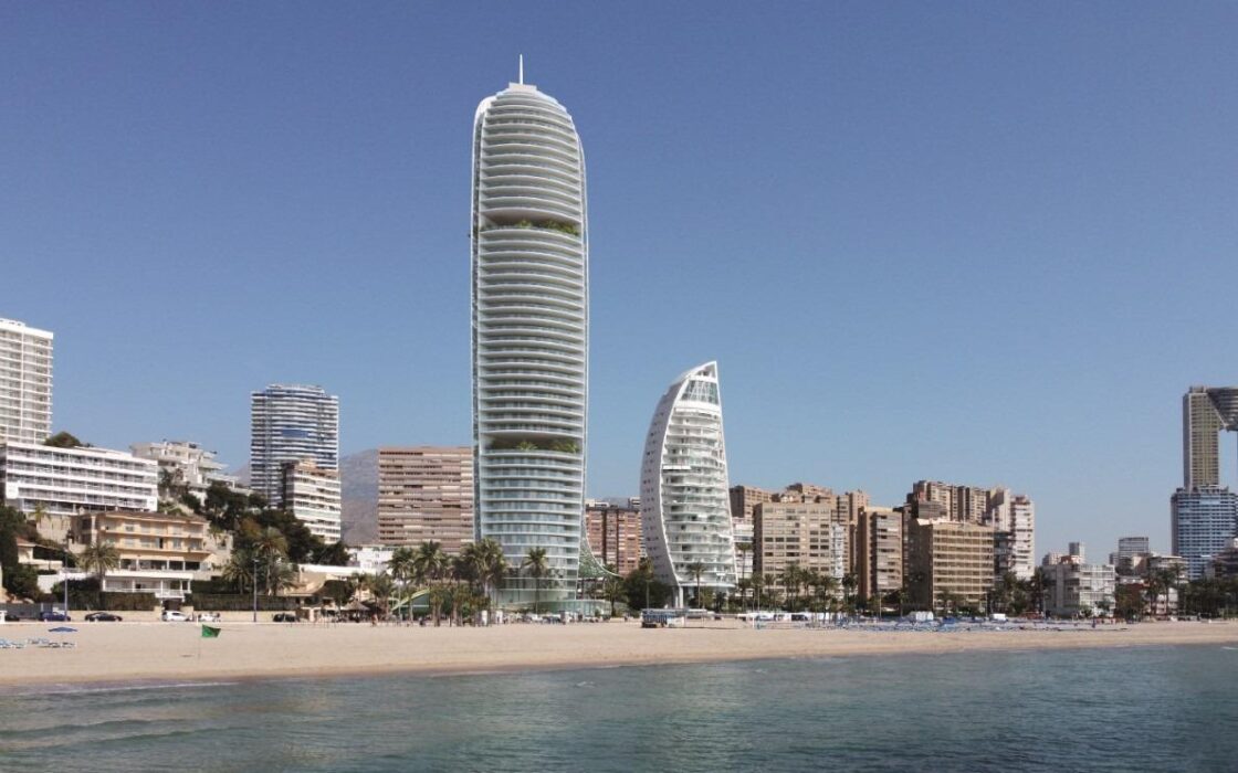 Новые апартаменты у моря в Бенидорме с террасой 138 кв.м