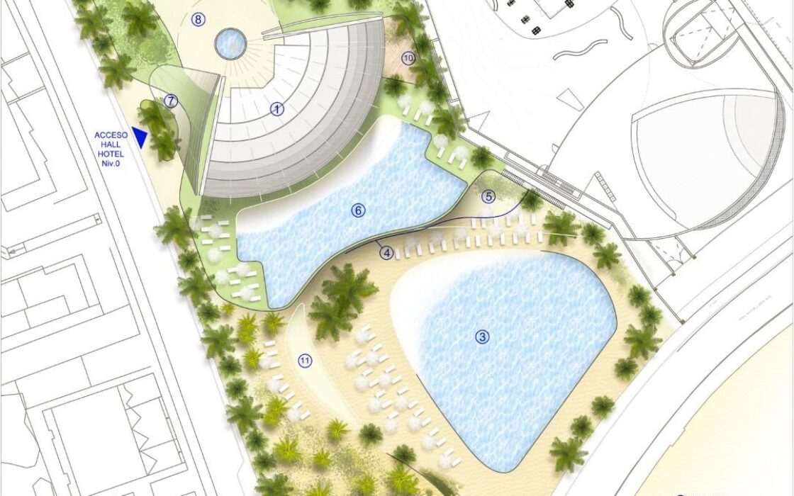 Новые апартаменты у моря в Бенидорме с террасой 138 кв.м