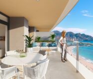 Новые квартиры у моря на пляже Поньенте, Бенидорм