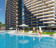 Квартири в новобудові у пляжу Поньенте, Бенідорм 1-4 спальні