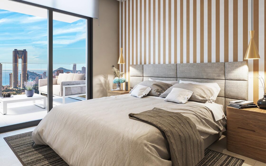 Квартири з терасами в Бенідормі поруч з пляжем