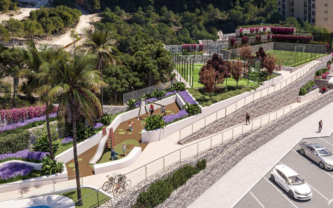 Квартири з терасами в Бенідормі поруч з пляжем