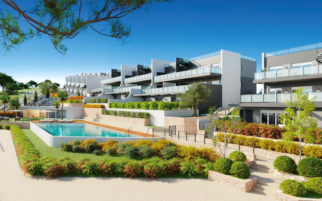 Новые квартиры с видом на море в Финестрате от 72 кв.м