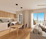 Нові квартири та таунхауси в Балконі з видом на море