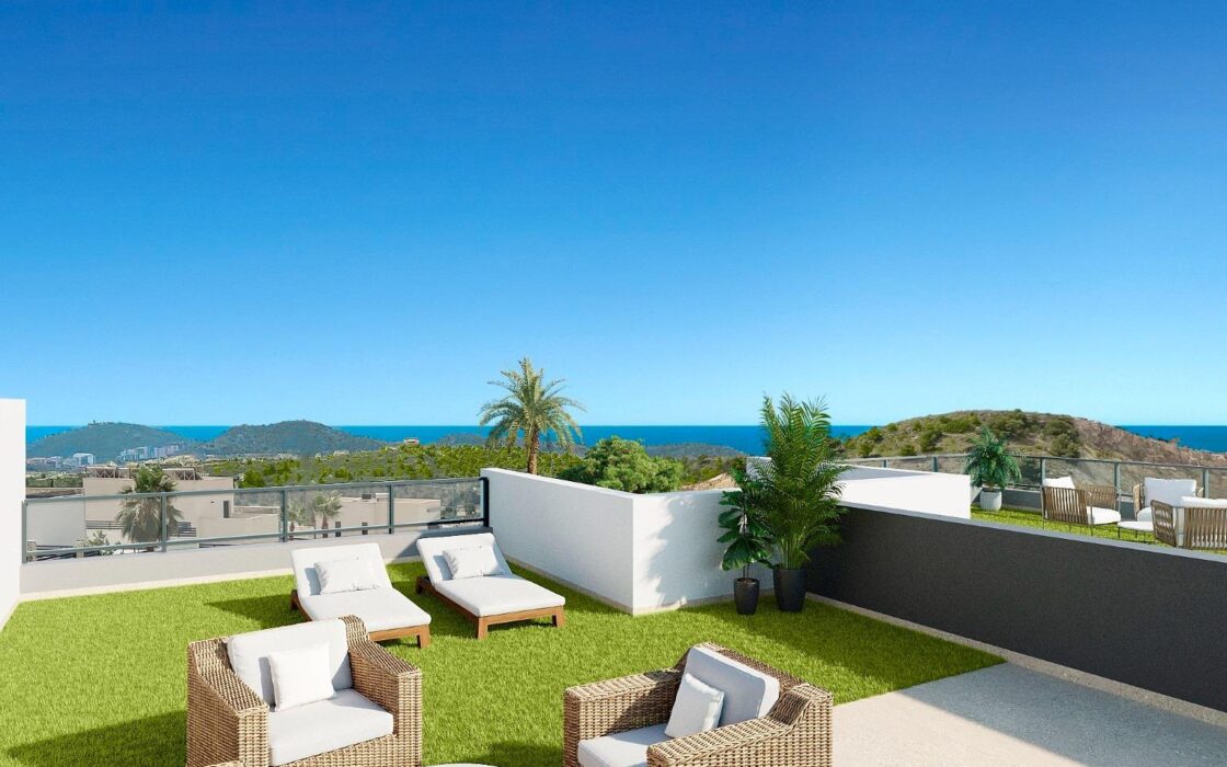 Нові квартири та таунхауси у Фінестраті з видом на море