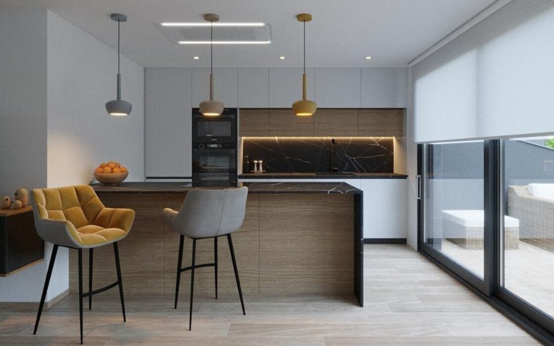 Квартира 2 кімнати в Фінестраті з видом на море