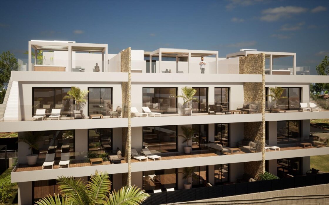 Квартира 2 кімнати в Фінестраті з видом на море