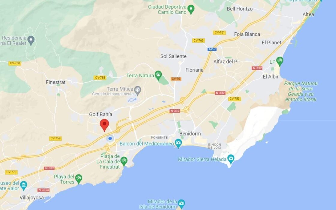 Квартира 2 кімнати в Фінестраті з видом на море